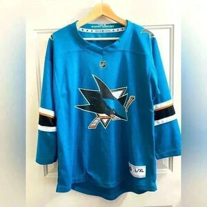 NHL All Star Brent Burns#88 Signed San‎ Jose Sharks Jersey ice hockey L/XL